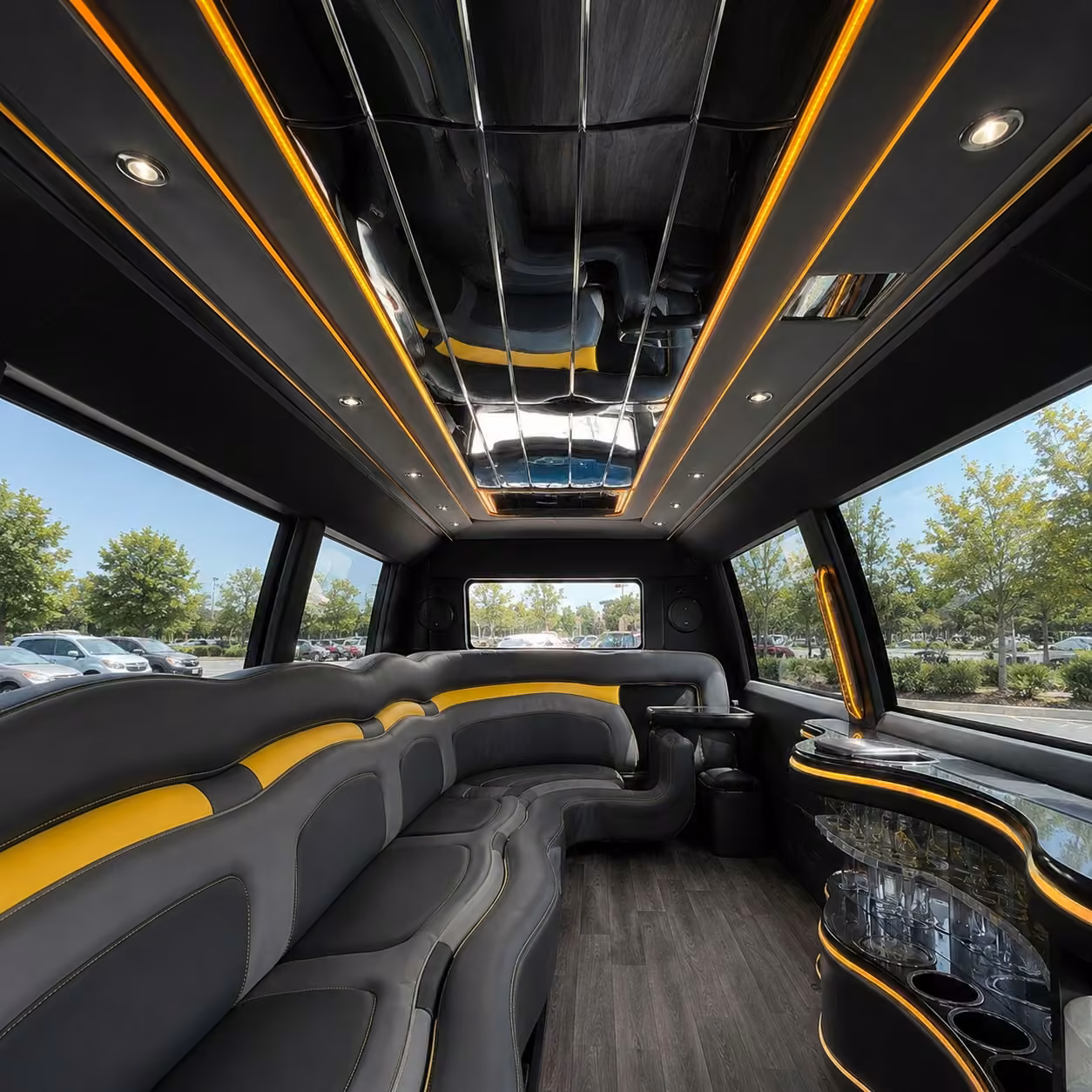 springdale limo interior